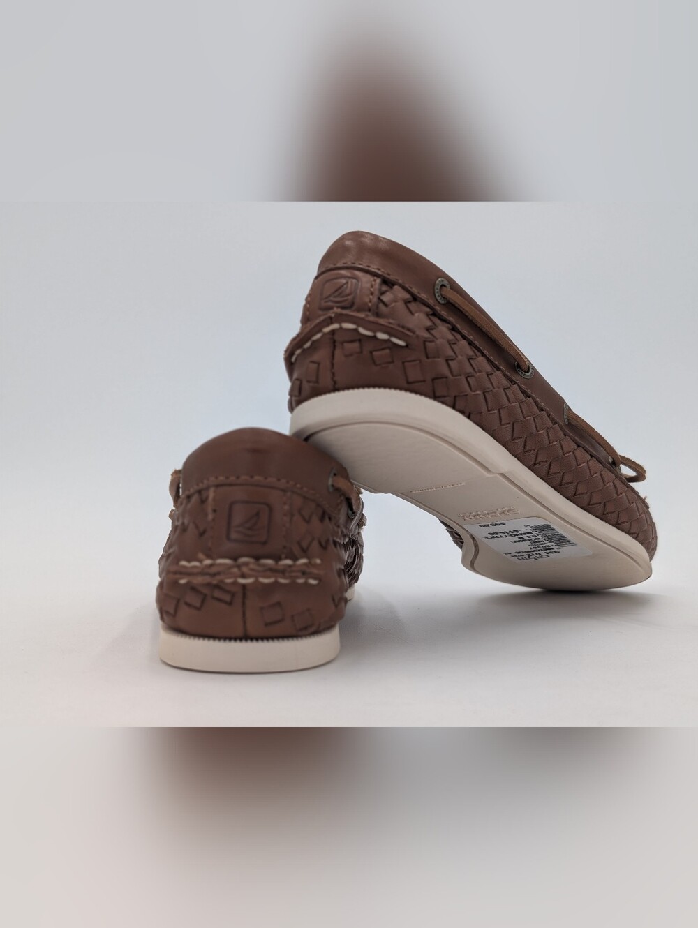 NEW Sperry Top-Slider Audrey Size 6.5M Women's Cognac Brown Leather Loafers - Picture 9 of 17